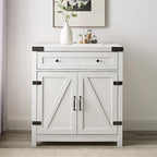 Meuble d'appoint Middlebrook 30 pouces, style porte de grange rustique