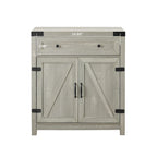 Meuble d'appoint Middlebrook 30 pouces, style porte de grange rustique