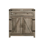 Meuble d'appoint Middlebrook 30 pouces, style porte de grange rustique