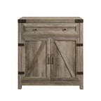 Meuble d'appoint Middlebrook 30 pouces, style porte de grange rustique