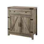 Meuble d'appoint Middlebrook 30 pouces, style porte de grange rustique