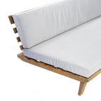 Ensemble sectionnel 4 pièces en bois en V minimaliste Eulah par Christopher Knight Home