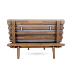 Ensemble sectionnel 4 pièces en bois en V minimaliste Eulah par Christopher Knight Home
