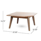 Ensemble sectionnel 4 pièces en bois en V minimaliste Eulah par Christopher Knight Home