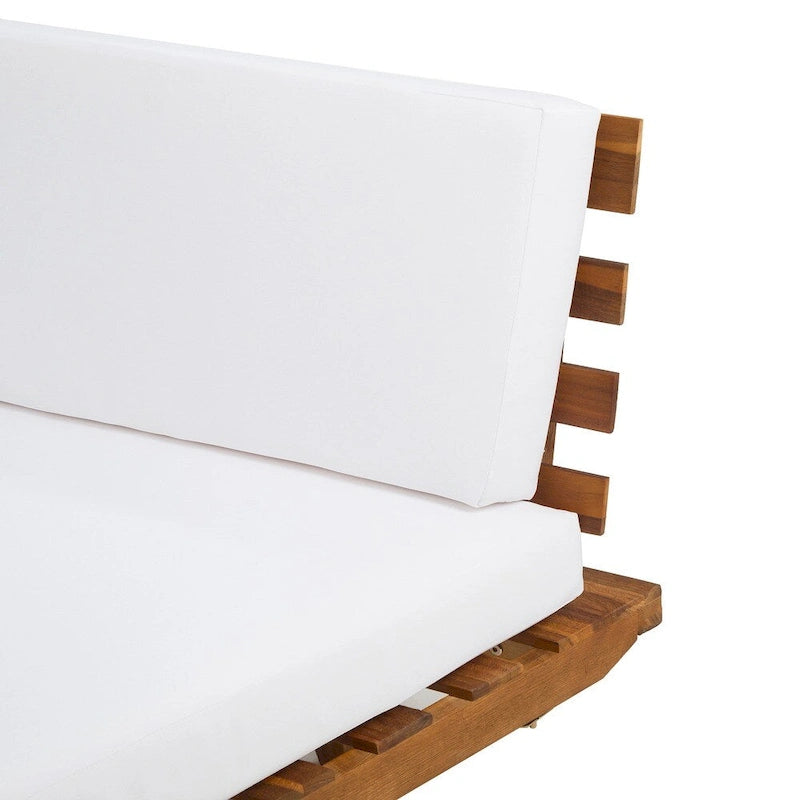 Ensemble sectionnel 4 pièces en bois en V minimaliste Eulah par Christopher Knight Home