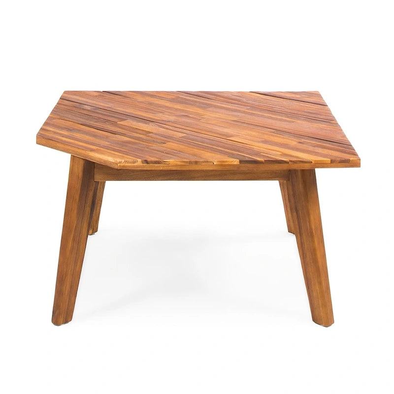 Ensemble sectionnel 4 pièces en bois en V minimaliste Eulah par Christopher Knight Home