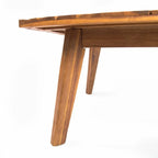 Ensemble sectionnel 4 pièces en bois en V minimaliste Eulah par Christopher Knight Home