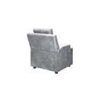 Fauteuil inclinable de luxe pour enfants avec repose-pieds, appuie-tête et 2 porte-gobelets, en microfibre, pour les enfants de 3 ans et plus