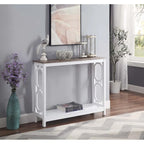 Convenience Concepts Table Console Omega avec Étagère
