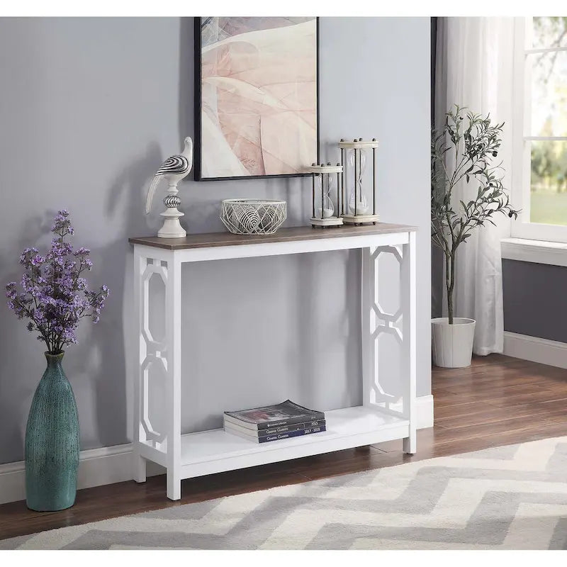 Convenience Concepts Table Console Omega avec Étagère
