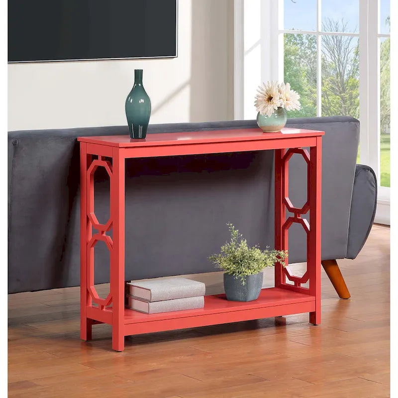 Convenience Concepts Table Console Omega avec Étagère
