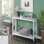 Convenience Concepts Table Console Omega avec Étagère