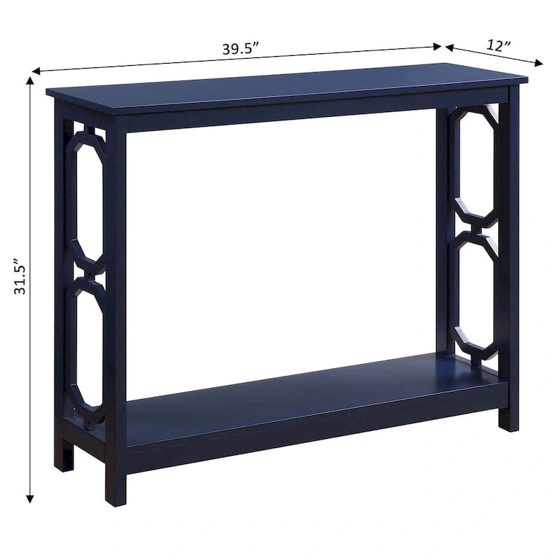 Convenience Concepts Table Console Omega avec Étagère