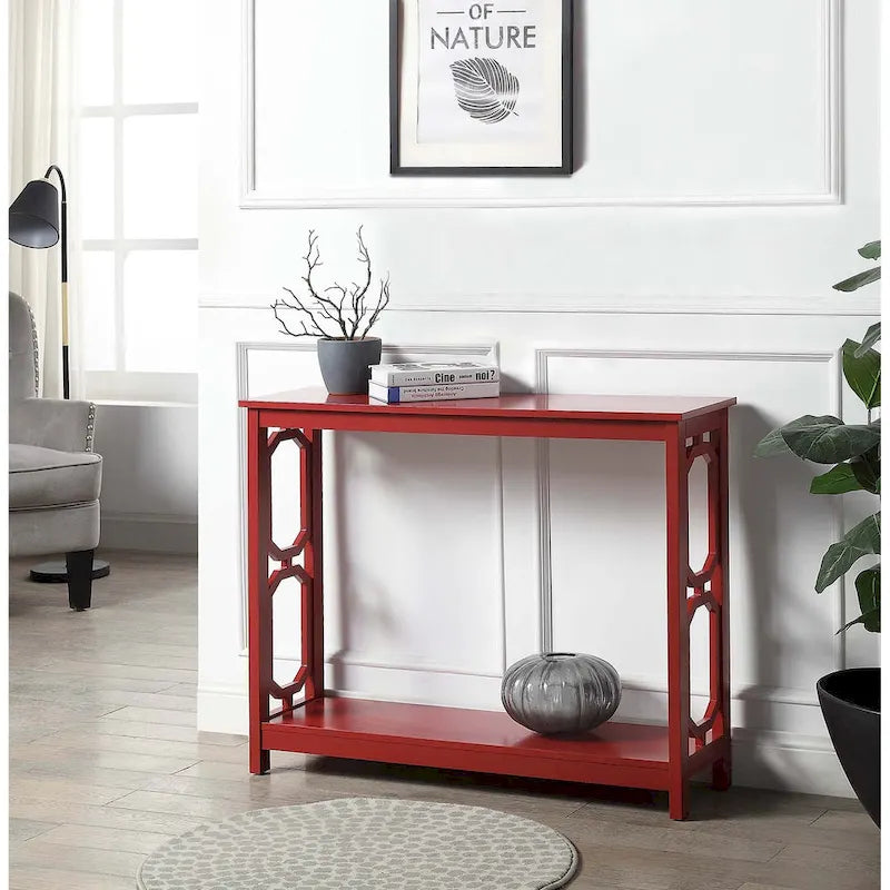 Convenience Concepts Table Console Omega avec Étagère