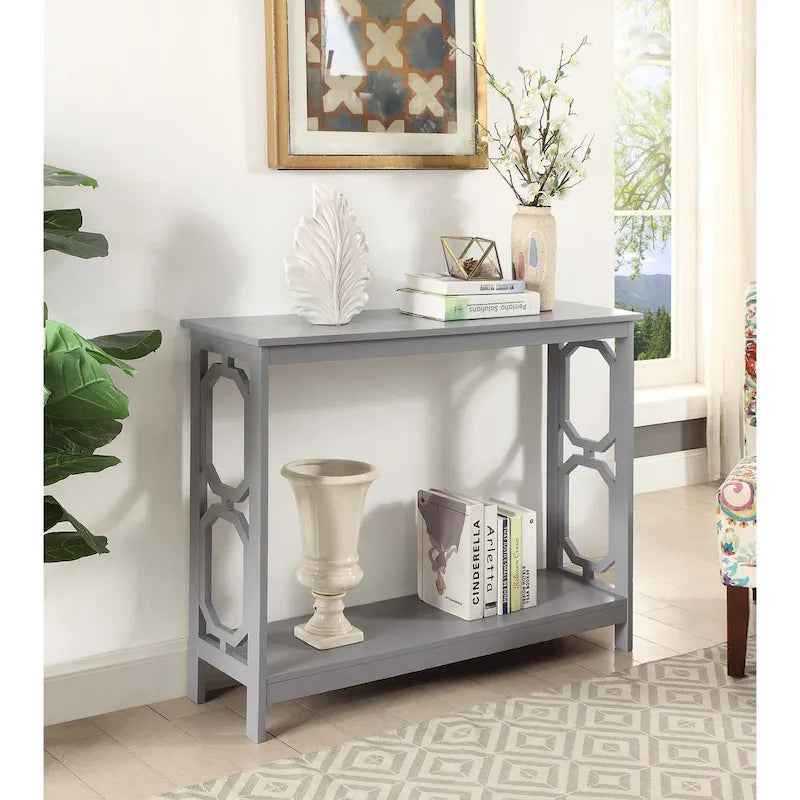 Convenience Concepts Table Console Omega avec Étagère