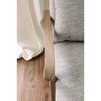Fauteuil d'appoint rembourré en tissu gris contemporain Perth par Furniture of America