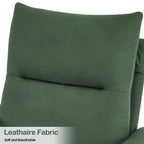 Fauteuil inclinable MCombo avec ottoman, fauteuils avec dossier réglable pour salon chambre, tissu Leathaire 4233
