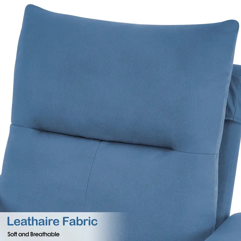 Fauteuil inclinable MCombo avec ottoman, fauteuils avec dossier réglable pour salon chambre, tissu Leathaire 4233