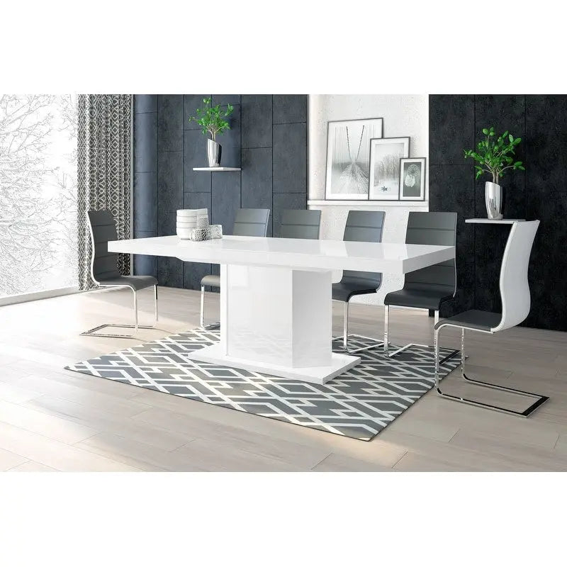 Table à manger extensible MIAGO avec rangement