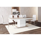 Table à manger extensible MIAGO avec rangement