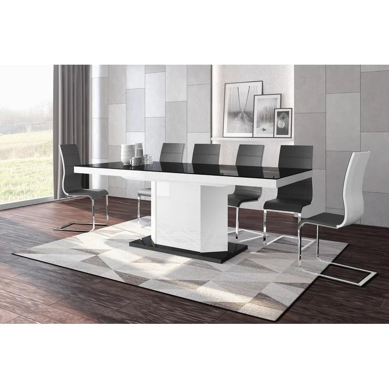 Table à manger extensible MIAGO avec rangement