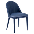 Chaises de salle à manger entièrement assemblées en cuir microfibre, lot de 2 - 22.44P x 18.5L x 32.28H
