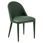 Chaises de salle à manger entièrement assemblées en cuir microfibre, lot de 2 - 22.44P x 18.5L x 32.28H