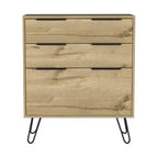 Commode Augusta avec pieds épingles et 3 tiroirs