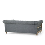 Canapé Saragus Chesterfield avec bordure cloutée par Christopher Knight Home - 85,50 L x 33,25 P x 28,50 H