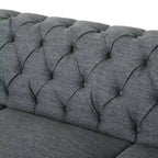 Canapé Saragus Chesterfield avec bordure cloutée par Christopher Knight Home - 85,50 L x 33,25 P x 28,50 H