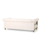 Canapé Saragus Chesterfield avec bordure cloutée par Christopher Knight Home - 85,50 L x 33,25 P x 28,50 H