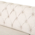 Canapé Saragus Chesterfield avec bordure cloutée par Christopher Knight Home - 85,50 L x 33,25 P x 28,50 H