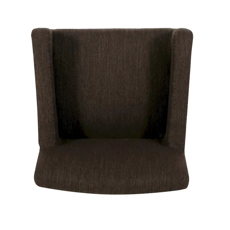 Tabourets de comptoir Armga en bois et tissu, 66 cm (ensemble de 2) par Christopher Knight Home