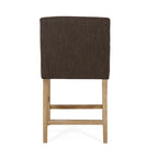 Tabourets de comptoir Armga en bois et tissu, 66 cm (ensemble de 2) par Christopher Knight Home