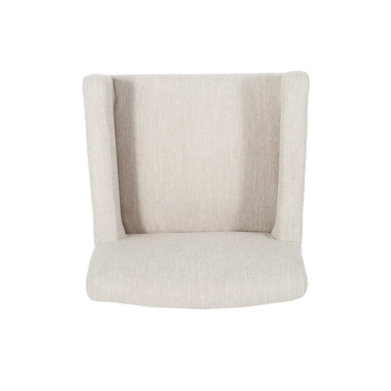 Tabourets de comptoir Armga en bois et tissu, 66 cm (ensemble de 2) par Christopher Knight Home