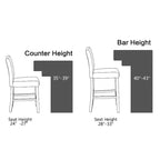 Tabourets de bar en tissu de 71 cm, tabourets de bar rembourrés Chaises de pub avec dossier et garniture de clous argentés, ensemble de 2