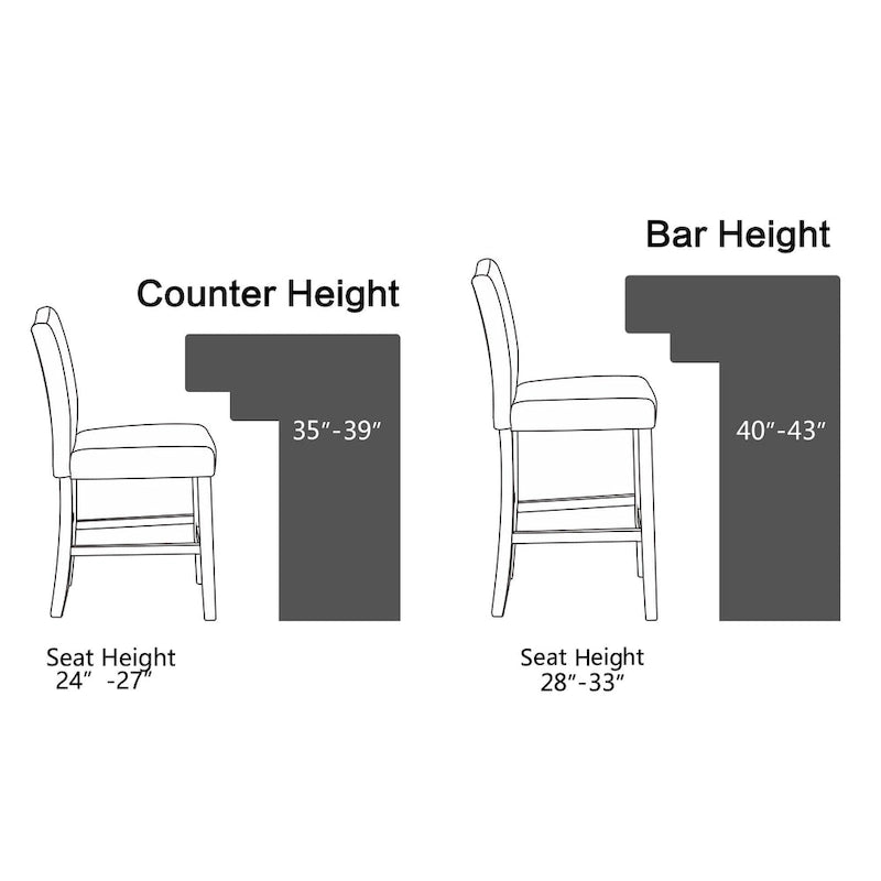 Tabourets de bar en tissu de 71 cm, tabourets de bar rembourrés Chaises de pub avec dossier et garniture de clous argentés, ensemble de 2