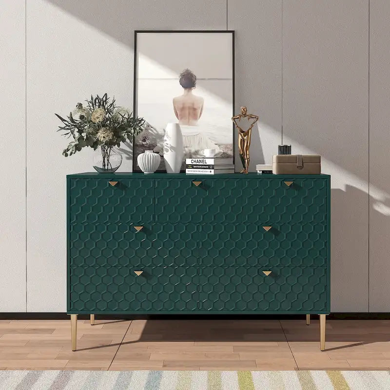 Commode à 7 tiroirs en bois Morden