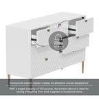 Commode à 7 tiroirs en bois Morden