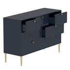 Commode à 7 tiroirs en bois Morden