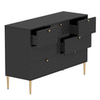 Commode à 7 tiroirs en bois Morden