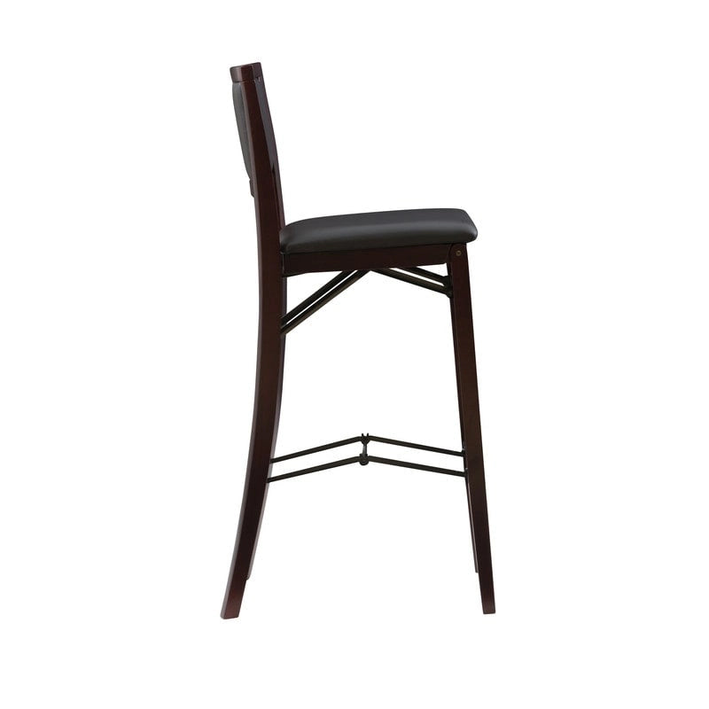 Tabouret de bar pliant Linon Aldersey Espresso - N/A