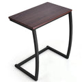 Table d'appoint en forme de C pour canapé ou fauteuil, table de collation, plateau de télévision