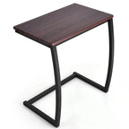 Table d'appoint en forme de C pour canapé ou fauteuil, table de collation, plateau de télévision