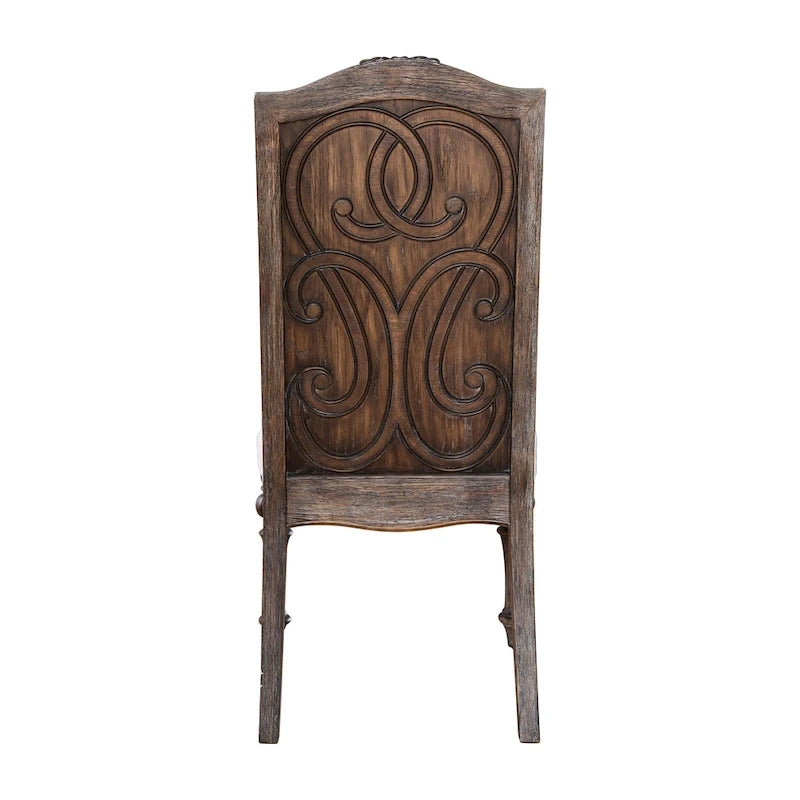 Chaises de salle à manger formelles en bois sculpté à dossier haut Gray Barn Cornerways (lot de 2)
