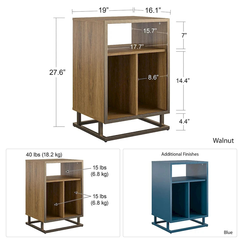 Meuble tourne-disque / table d'appoint Regal de Novogratz