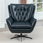 Fauteuil pivotant en similicuir capitonné Cleveland par Greyson Living