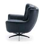 Fauteuil pivotant en similicuir capitonné Cleveland par Greyson Living
