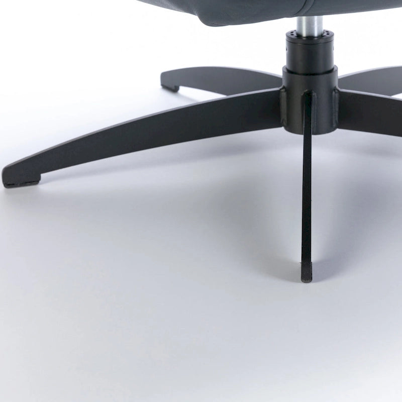 Fauteuil pivotant en similicuir capitonné Cleveland par Greyson Living