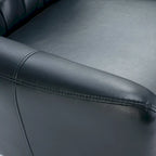 Fauteuil pivotant en similicuir capitonné Cleveland par Greyson Living